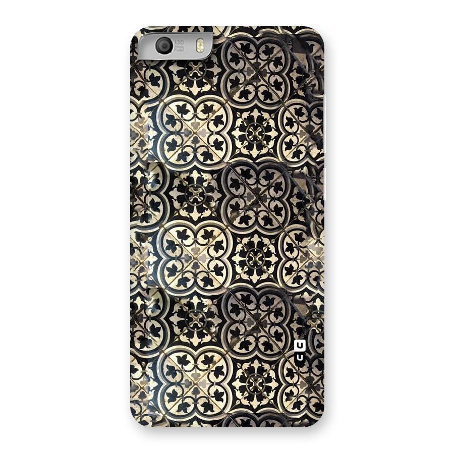 Floral Tile Back Case for Micromax Canvas Knight 2