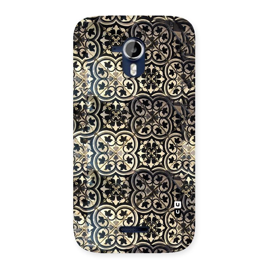 Floral Tile Back Case for Micromax Canvas Magnus A117