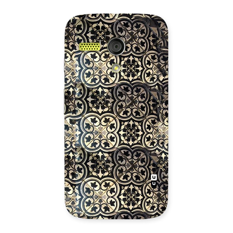 Floral Tile Back Case for Moto G