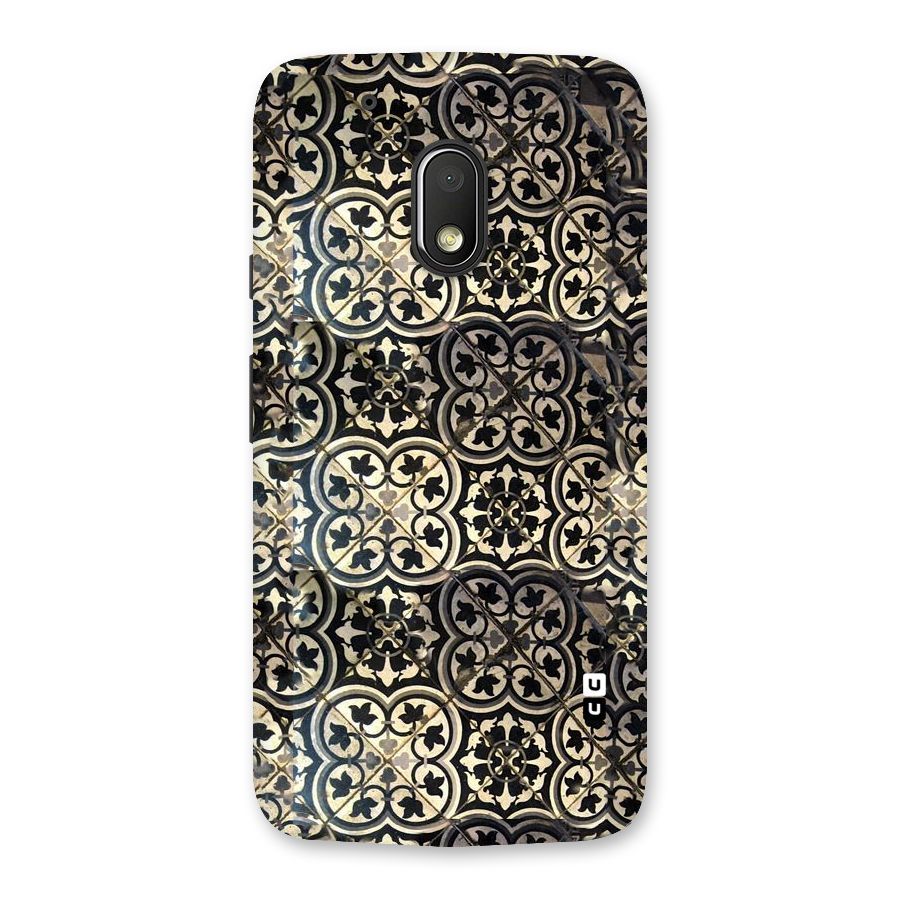 Floral Tile Back Case for Moto G4 Play