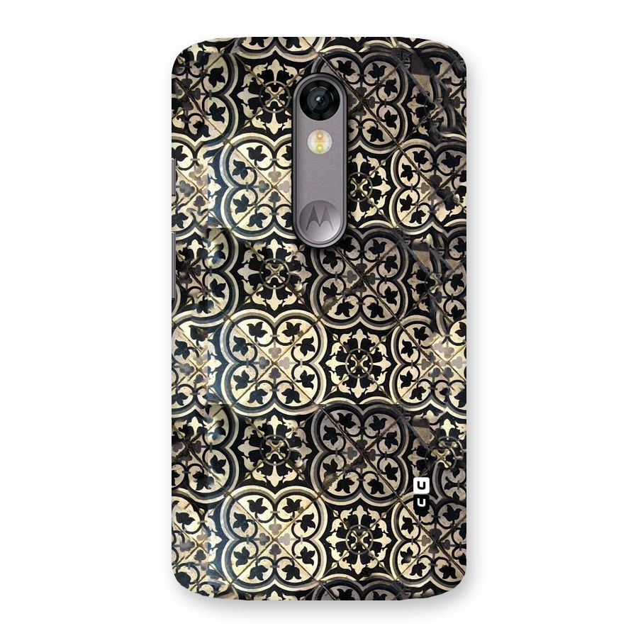 Floral Tile Back Case for Moto X Force