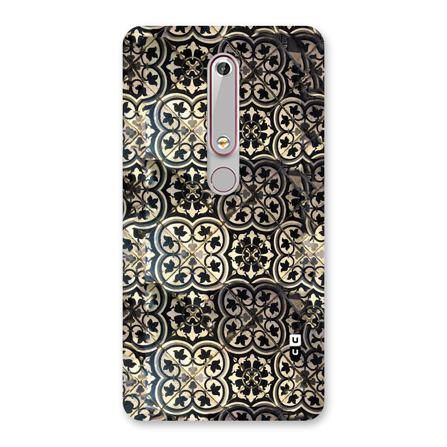 Floral Tile Back Case for Nokia 6.1
