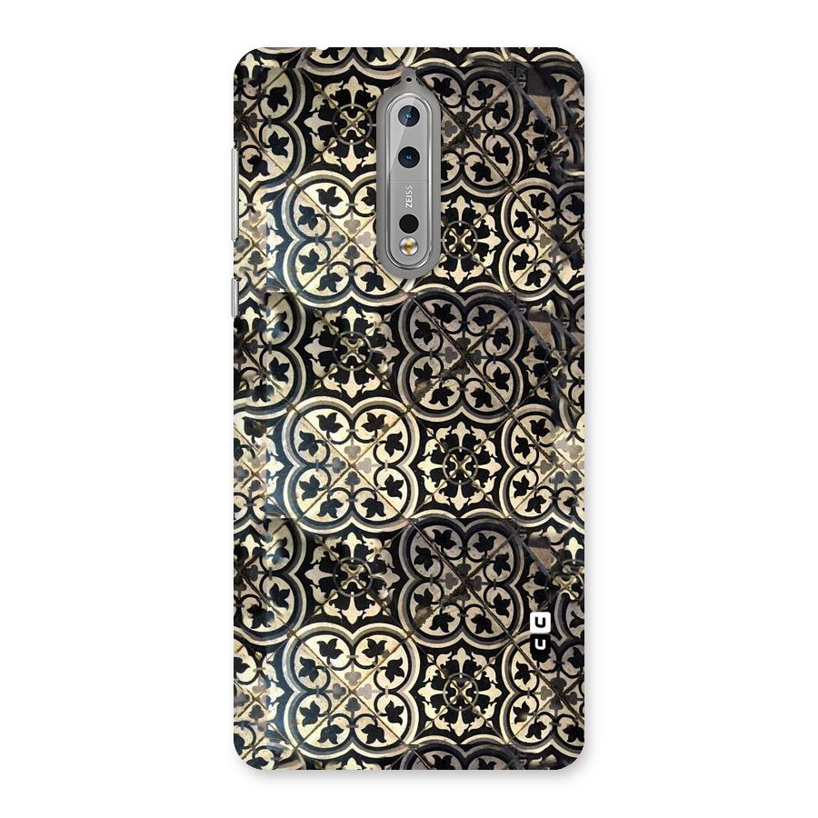 Floral Tile Back Case for Nokia 8