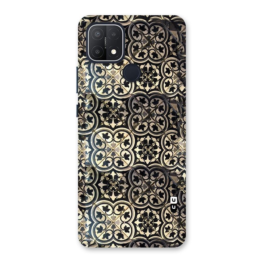 Floral Tile Back Case for Oppo A15