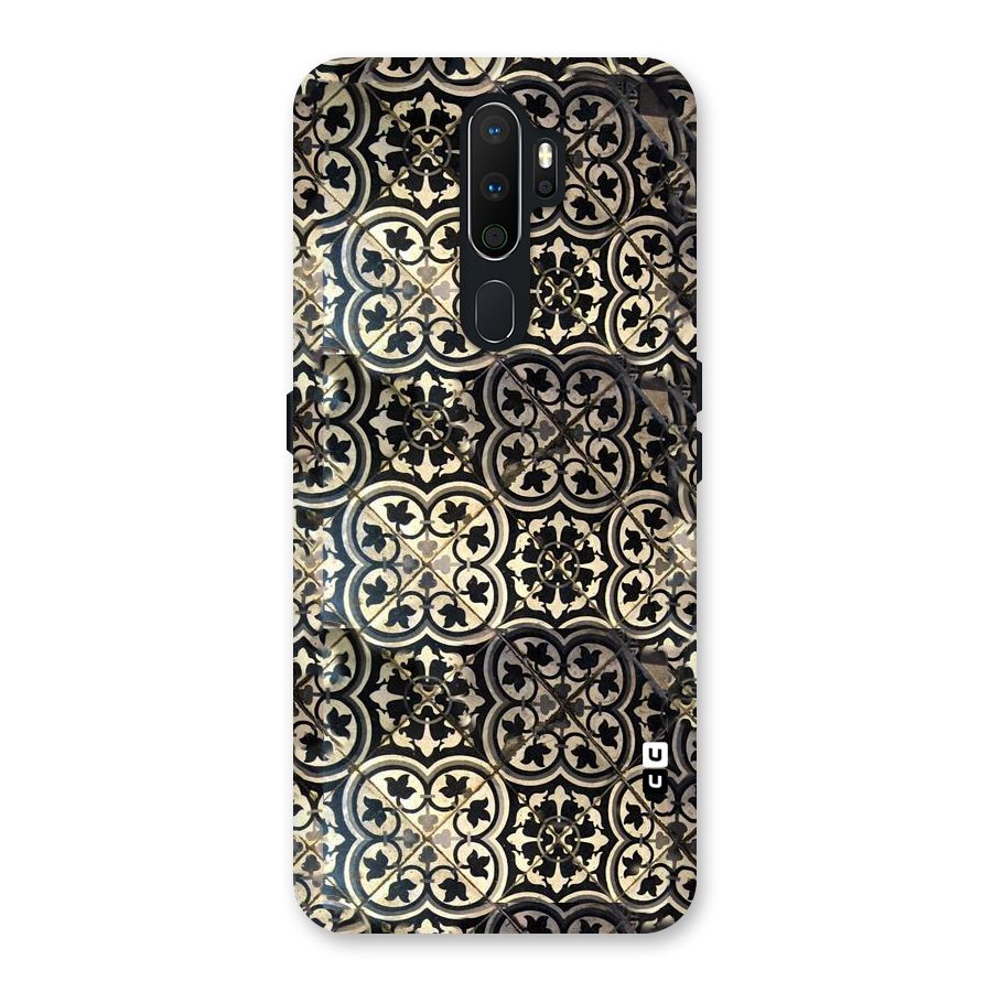 Floral Tile Back Case for Oppo A5 (2020)