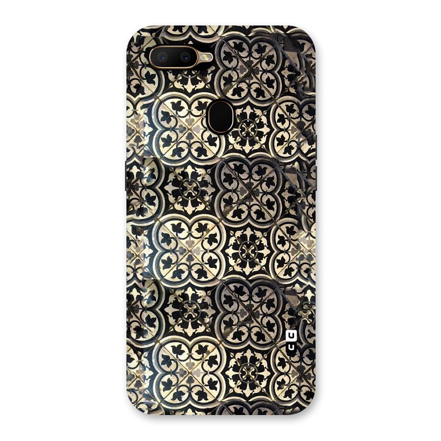 Floral Tile Back Case for Oppo A5s
