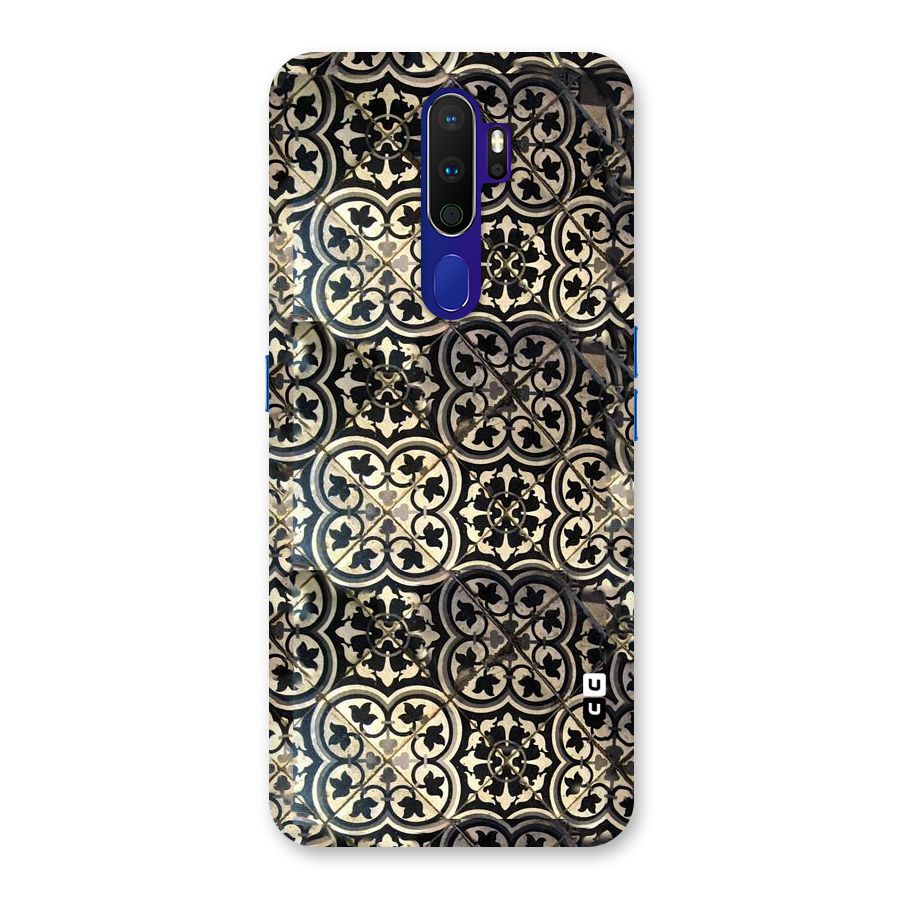 Floral Tile Back Case for Oppo A9 (2020)