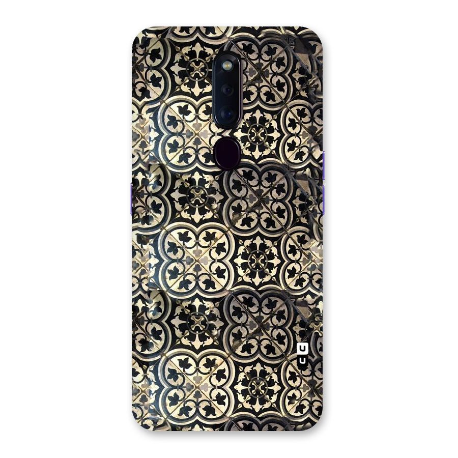 Floral Tile Back Case for Oppo F11 Pro