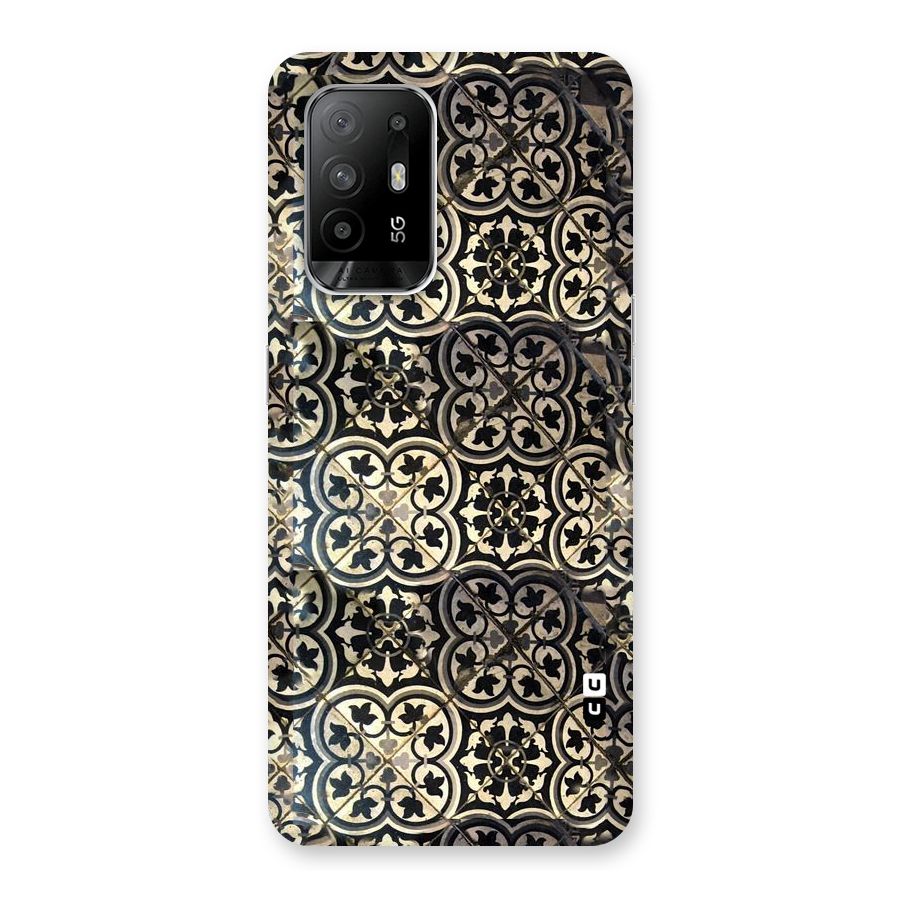 Floral Tile Back Case for Oppo F19 Pro Plus 5G