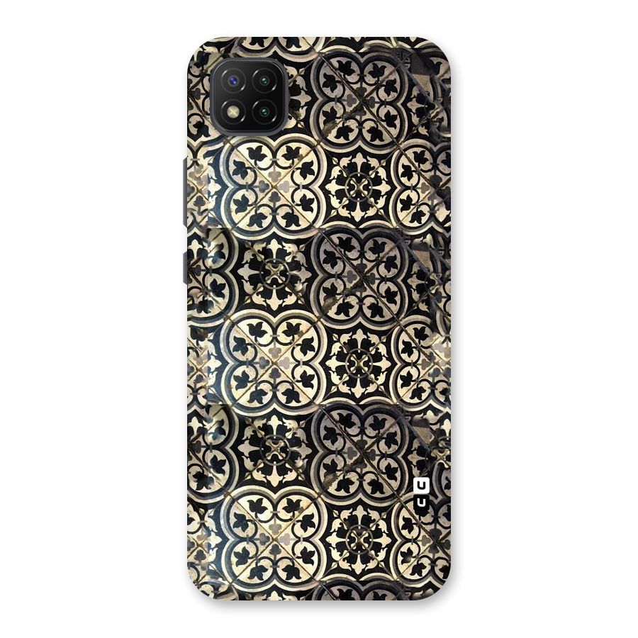 Floral Tile Back Case for Poco C3