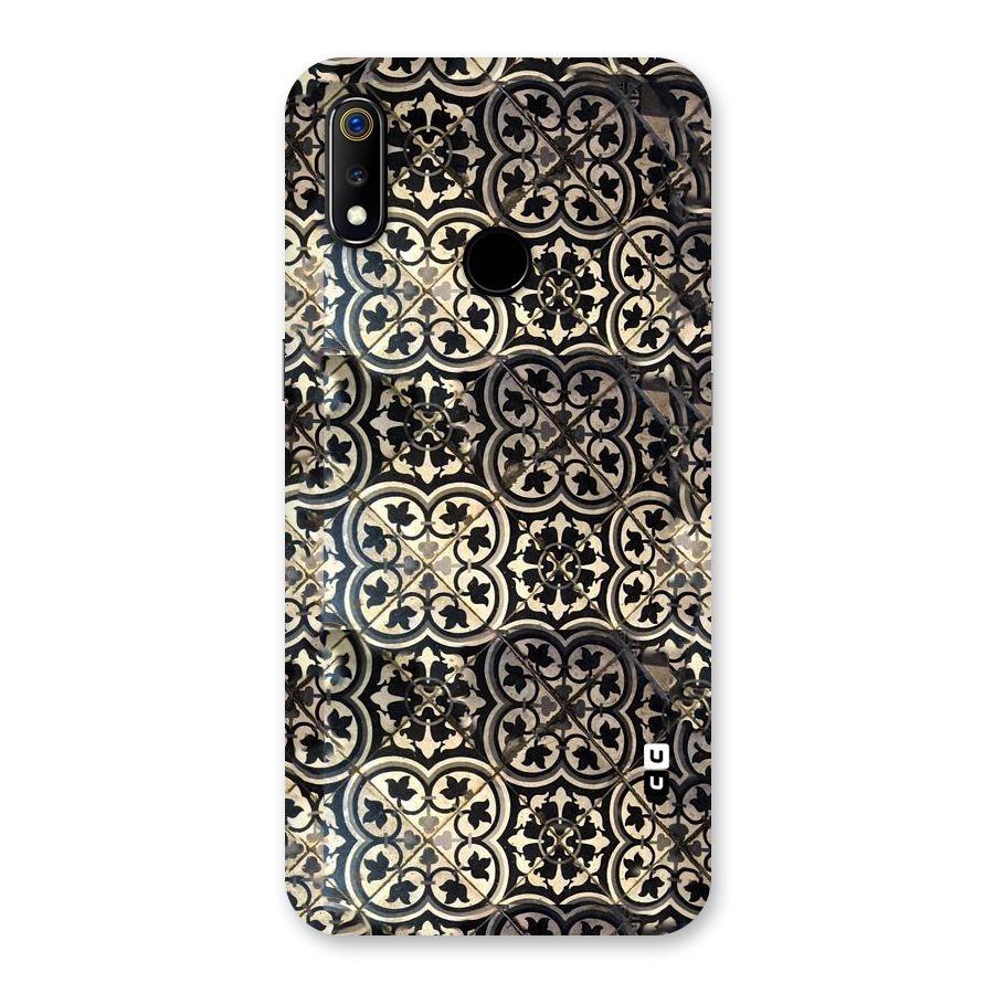Floral Tile Back Case for Realme 3