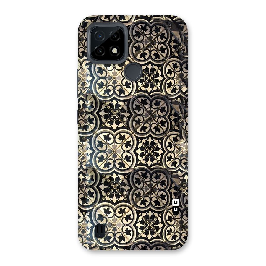 Floral Tile Back Case for Realme C21