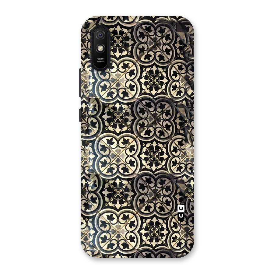 Floral Tile Back Case for Redmi 9A