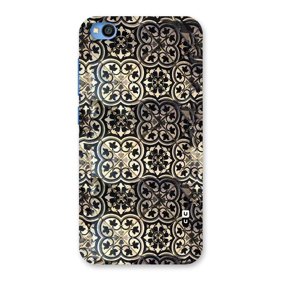 Floral Tile Back Case for Redmi Go
