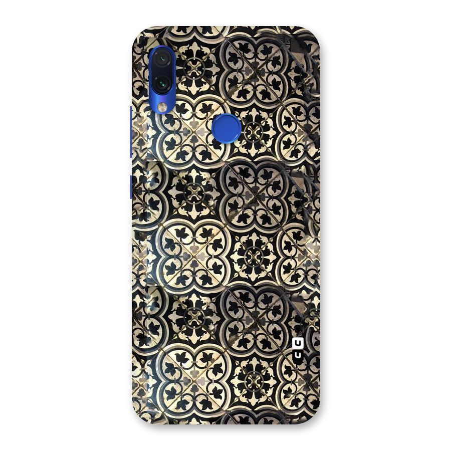 Floral Tile Back Case for Redmi Note 7