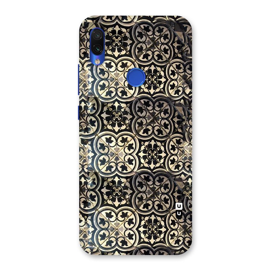 Floral Tile Back Case for Redmi Note 7S