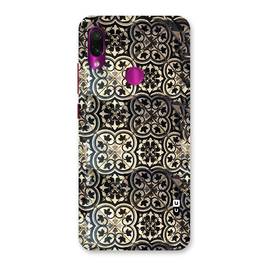 Floral Tile Back Case for Redmi Note 7 Pro