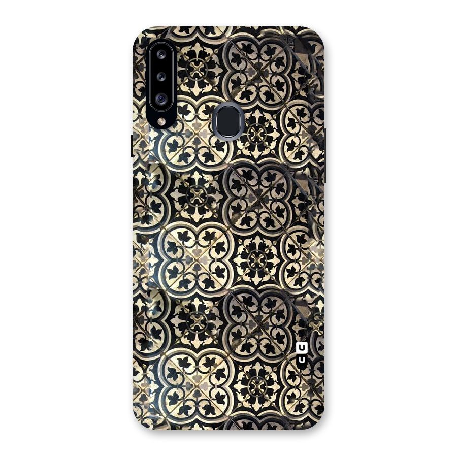 Floral Tile Back Case for Samsung Galaxy A20s