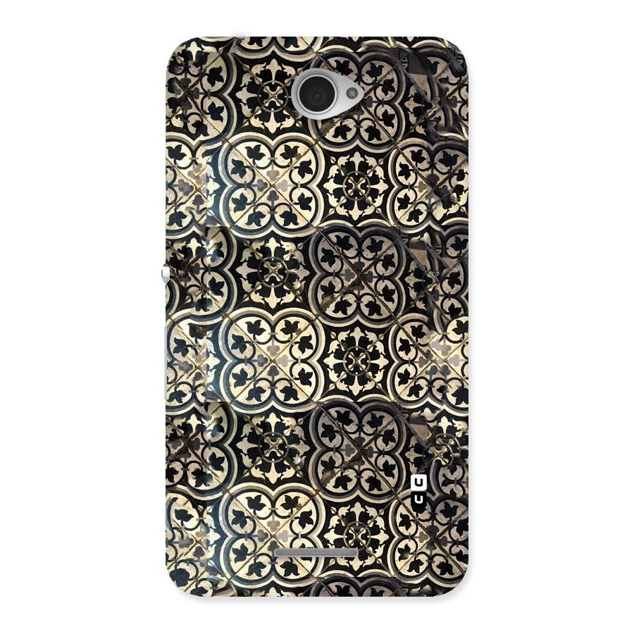 Floral Tile Back Case for Sony Xperia E4
