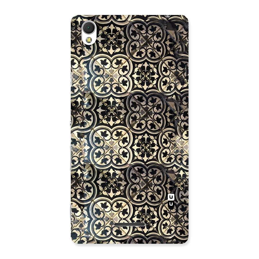 Floral Tile Back Case for Sony Xperia T3