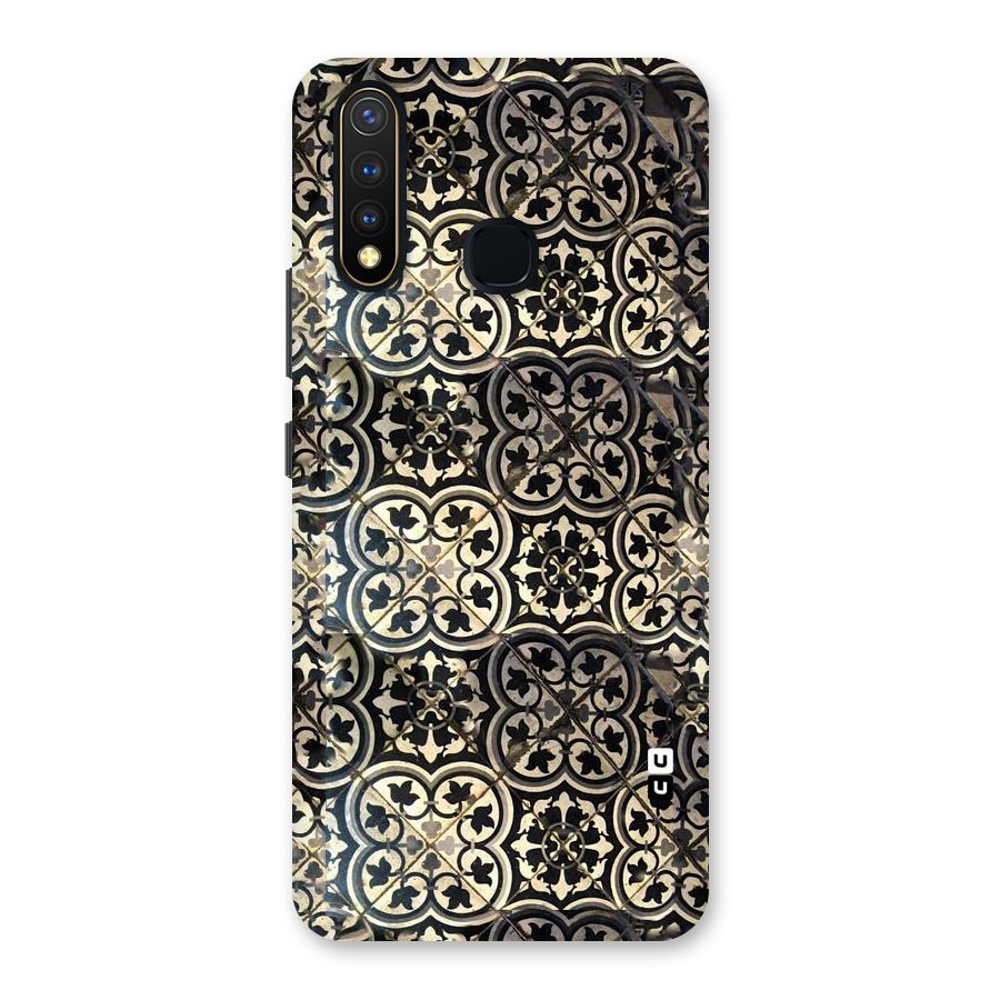 Floral Tile Back Case for Vivo U20