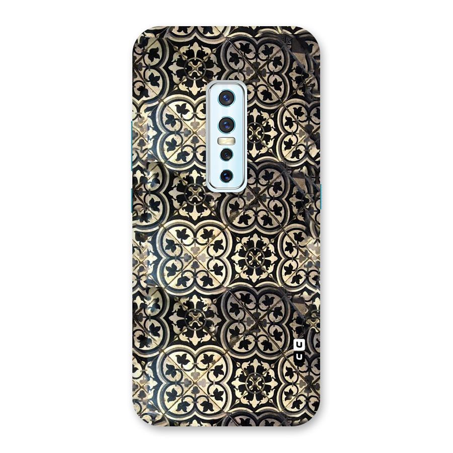 Floral Tile Back Case for Vivo V17 Pro