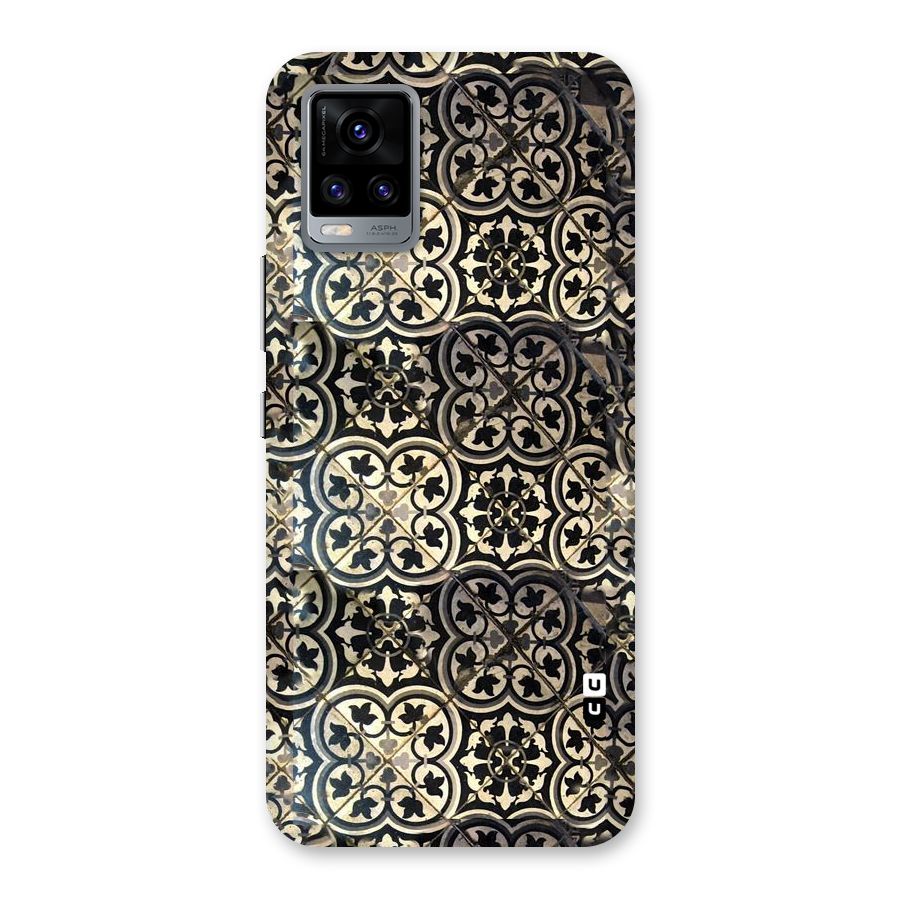 Floral Tile Back Case for Vivo V20