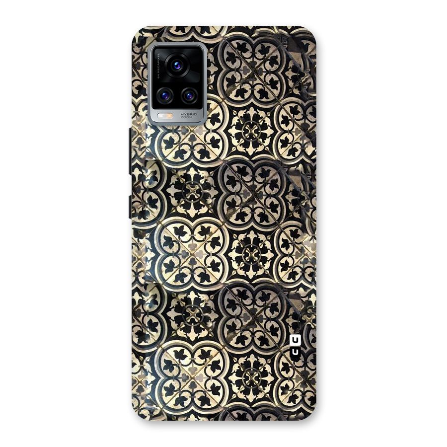 Floral Tile Back Case for Vivo V20 Pro