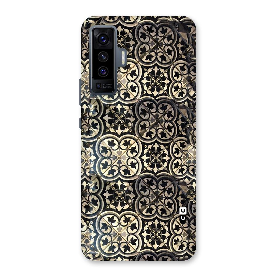 Floral Tile Back Case for Vivo X50