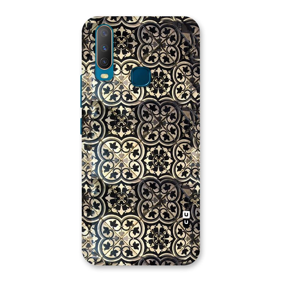 Floral Tile Back Case for Vivo Y17