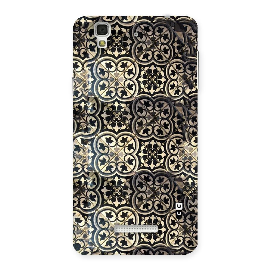 Floral Tile Back Case for Yu Yureka