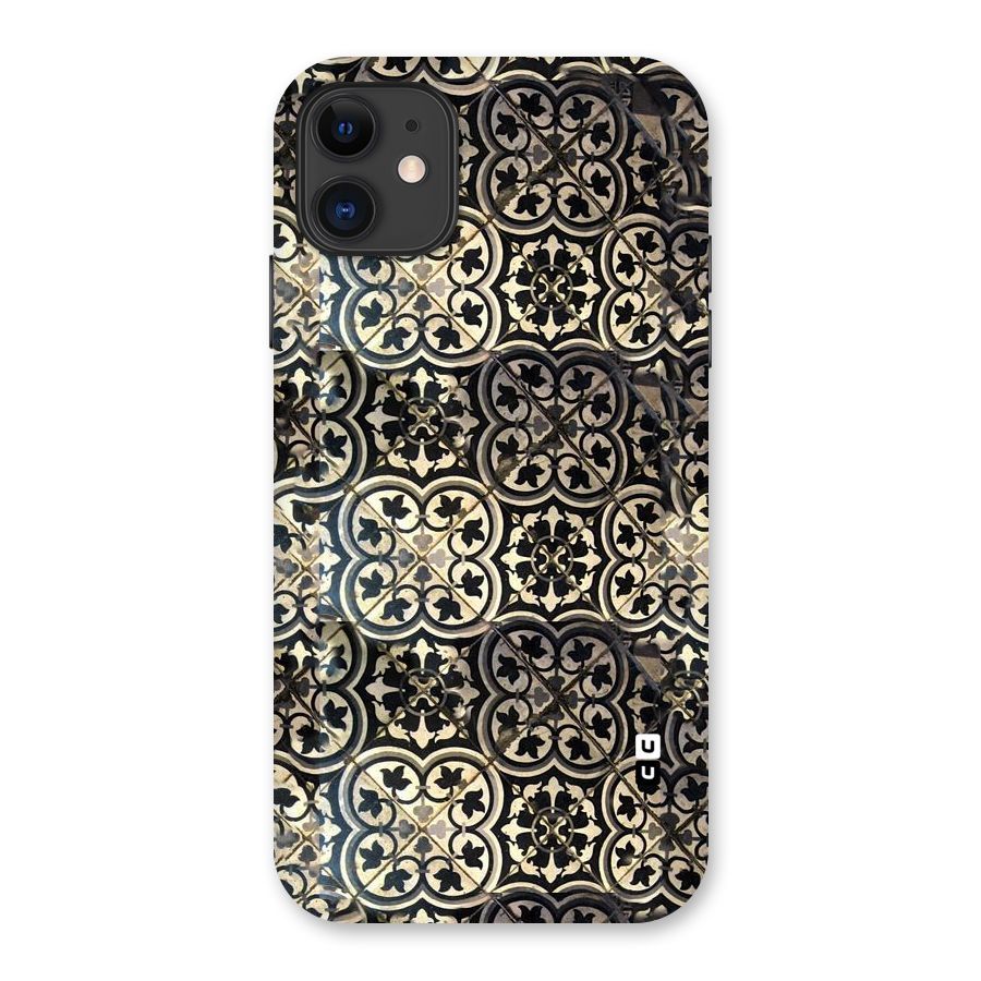 Floral Tile Back Case for iPhone 11