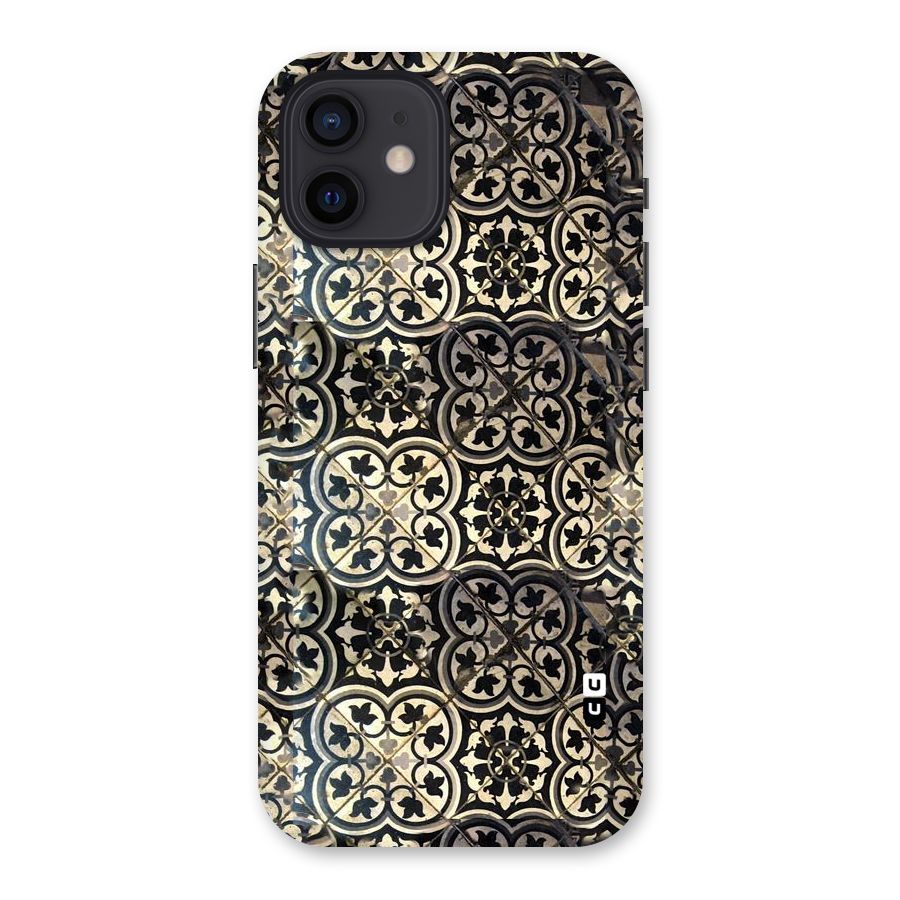 Floral Tile Back Case for iPhone 12