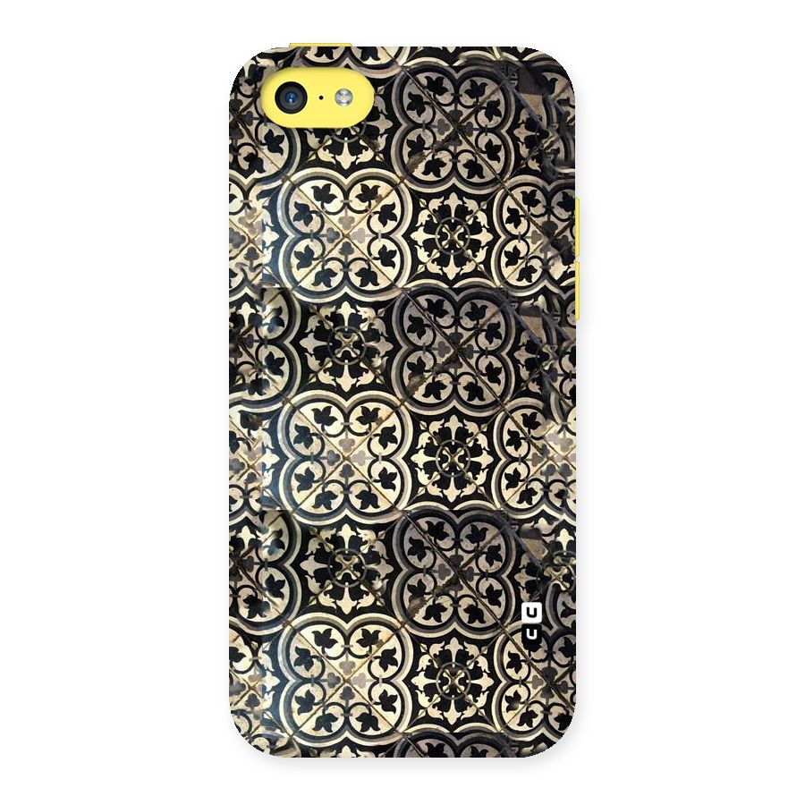 Floral Tile Back Case for iPhone 5C
