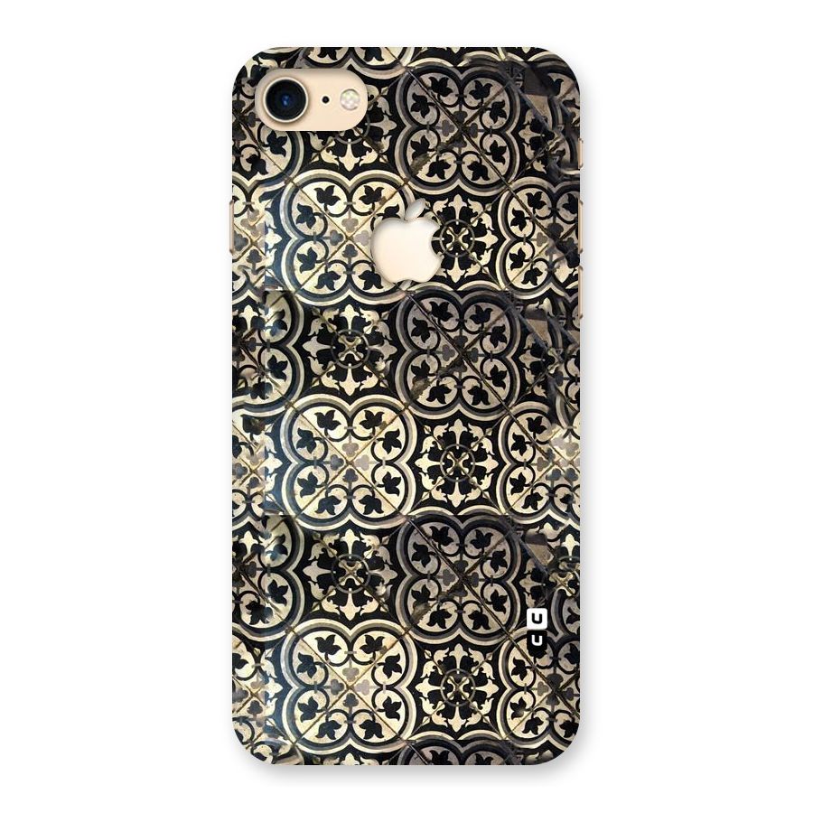 Floral Tile Back Case for iPhone 7 Apple Cut