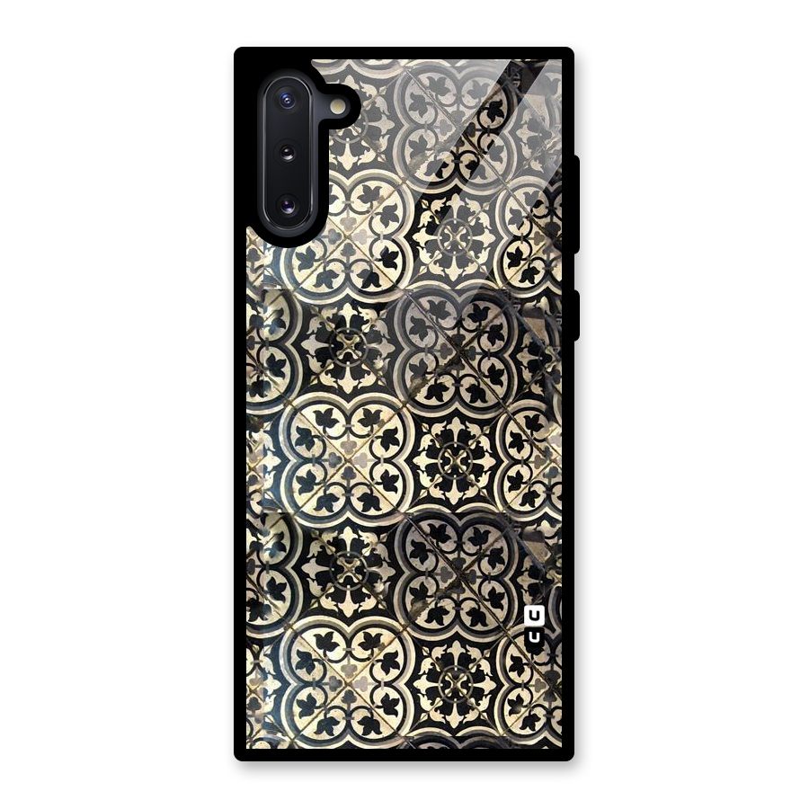 Floral Tile Glass Back Case for Galaxy Note 10