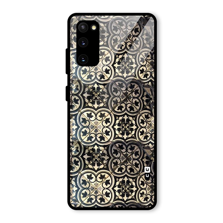 Floral Tile Glass Back Case for Galaxy S20 FE 5G