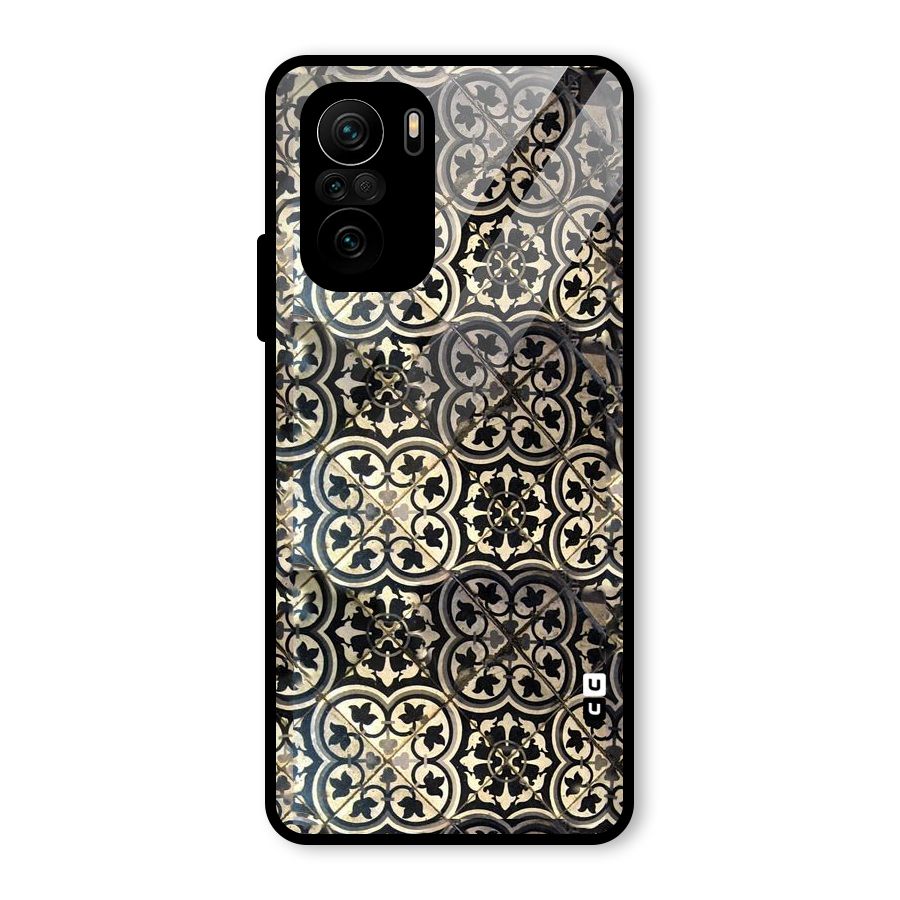 Floral Tile Glass Back Case for Mi 11X Pro