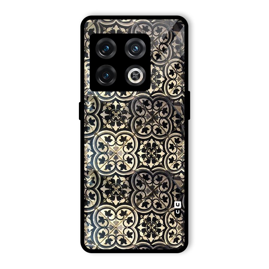 Floral Tile Glass Back Case for OnePlus 10 Pro 5G