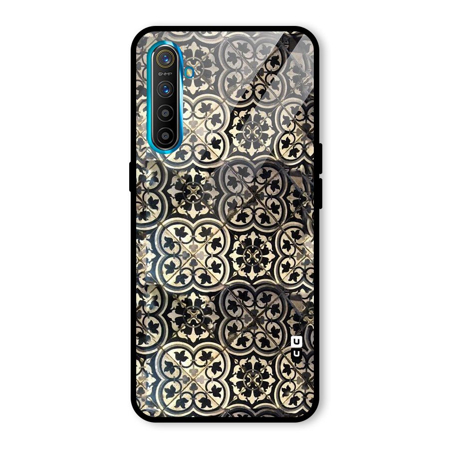 Floral Tile Glass Back Case for Realme X2