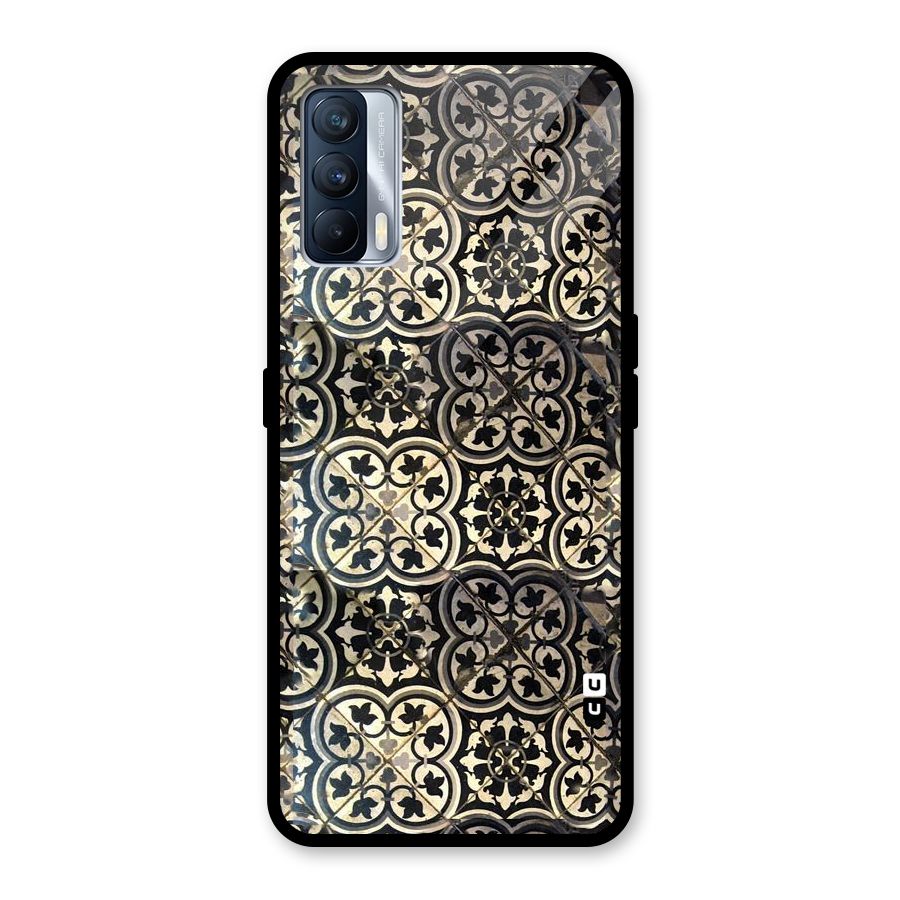 Floral Tile Glass Back Case for Realme X7