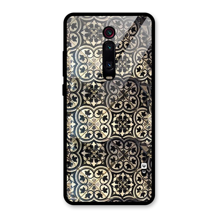 Floral Tile Glass Back Case for Redmi K20