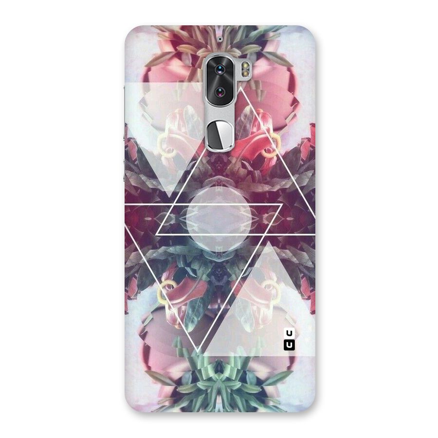 Floral Triangle Back Case for Coolpad Cool 1