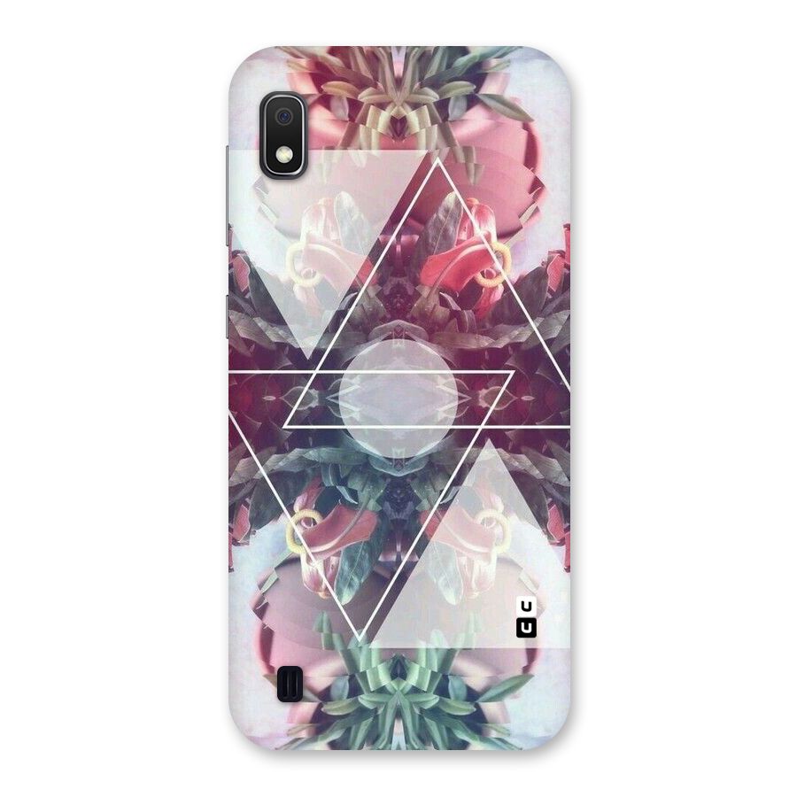 Floral Triangle Back Case for Galaxy A10