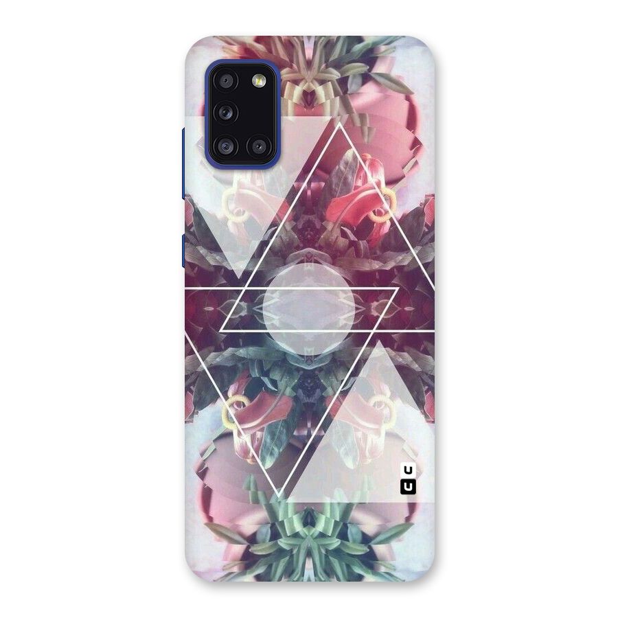 Floral Triangle Back Case for Galaxy A31