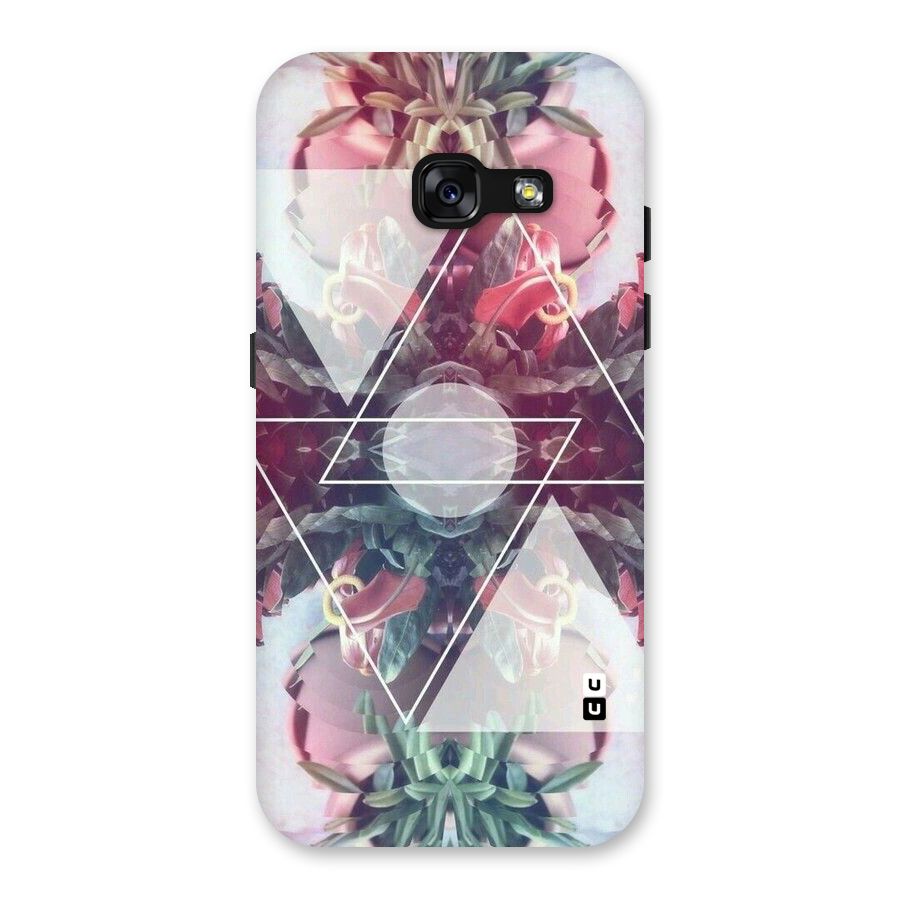 Floral Triangle Back Case for Galaxy A3 (2017)