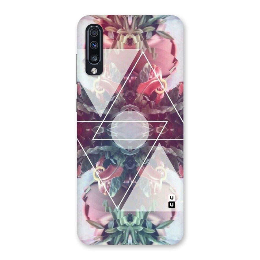 Floral Triangle Back Case for Galaxy A70
