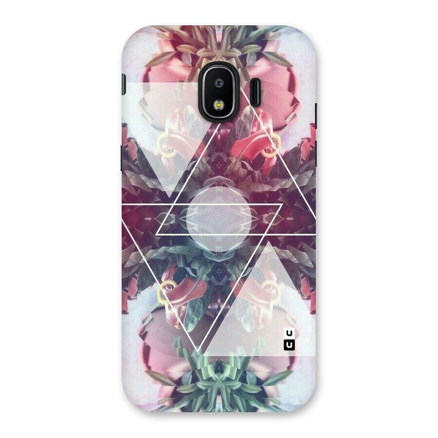Floral Triangle Back Case for Galaxy J2 Pro 2018