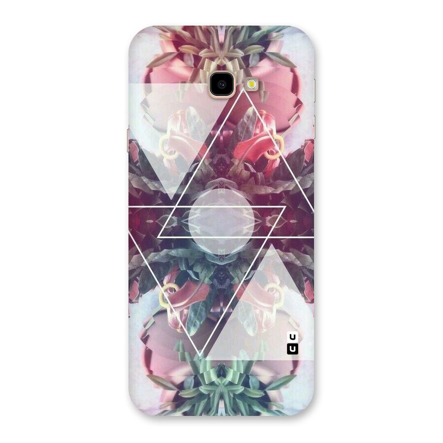 Floral Triangle Back Case for Galaxy J4 Plus