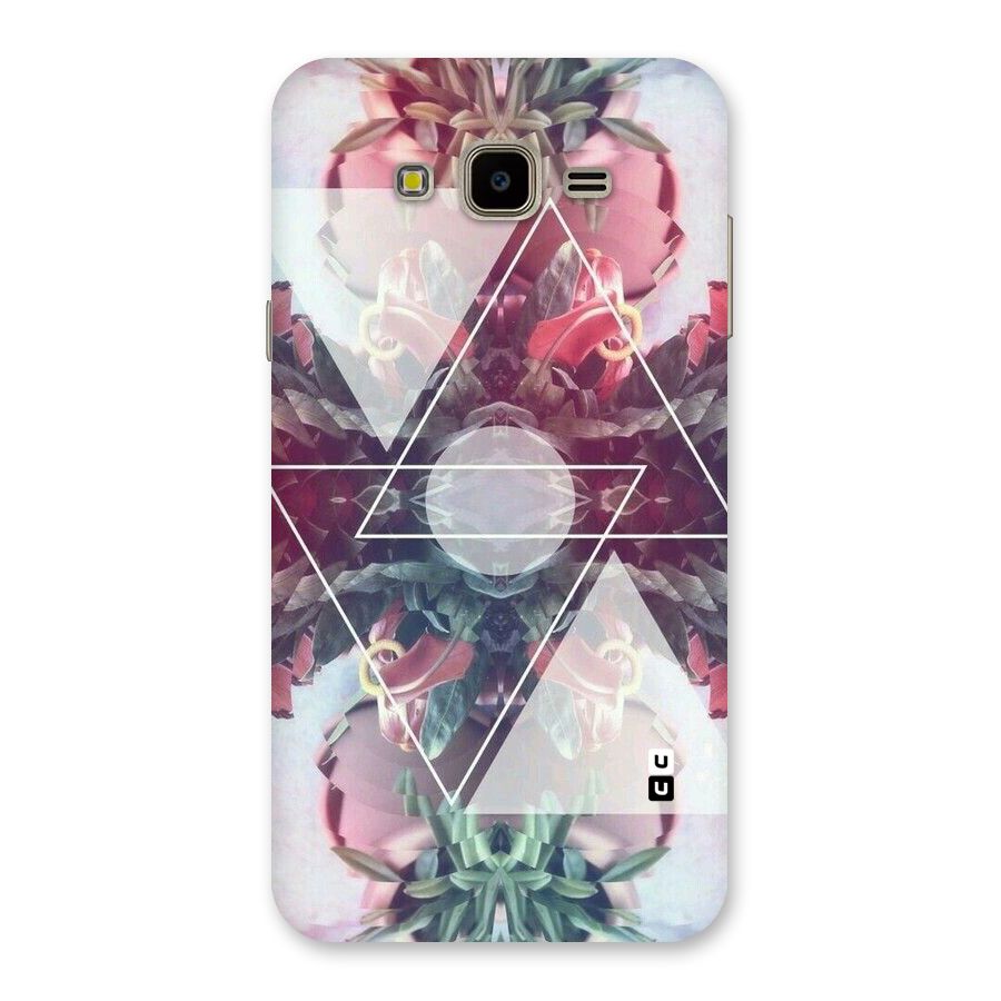 Floral Triangle Back Case for Galaxy J7 Nxt